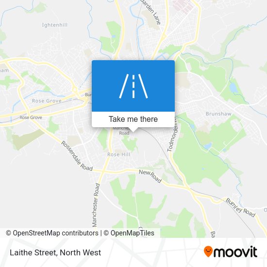 Laithe Street map