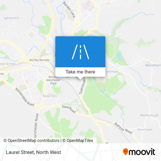 Laurel Street map