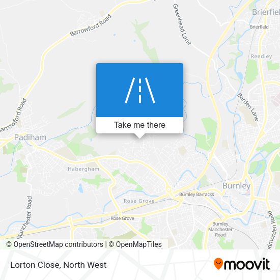 Lorton Close map