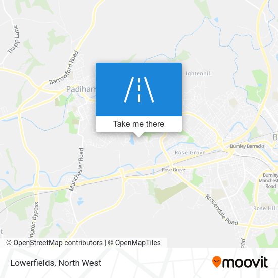 Lowerfields map