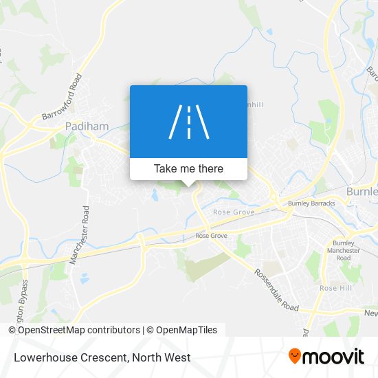 Lowerhouse Crescent map