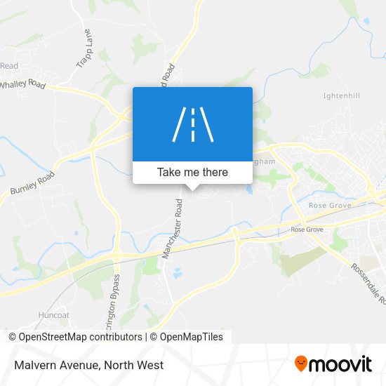 Malvern Avenue map