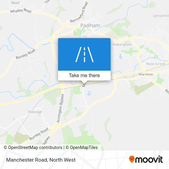 Manchester Road map