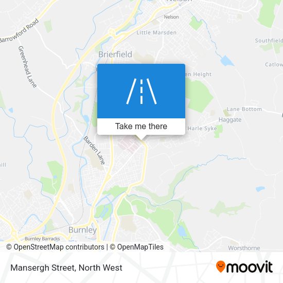 Mansergh Street map
