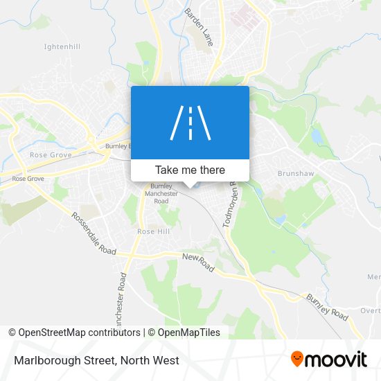 Marlborough Street map