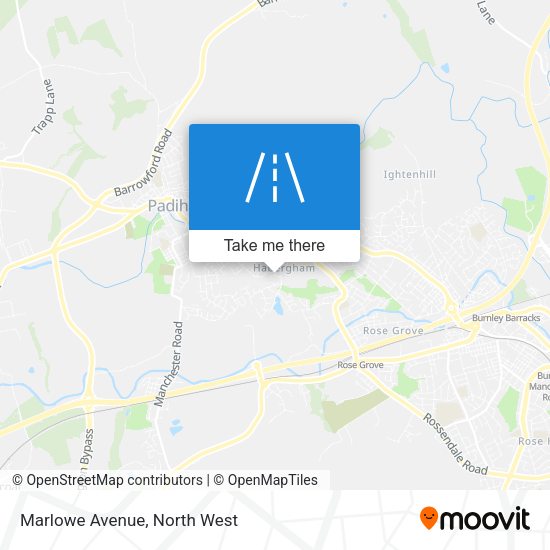 Marlowe Avenue map