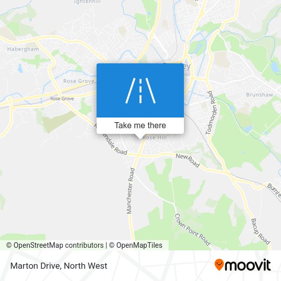 Marton Drive map