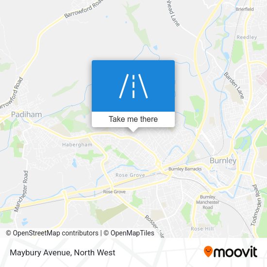 Maybury Avenue map