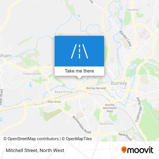 Mitchell Street map