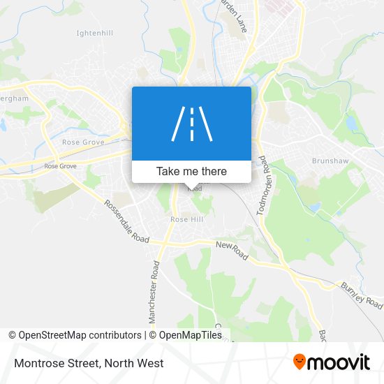 Montrose Street map