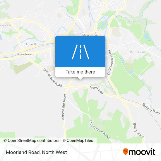 Moorland Road map
