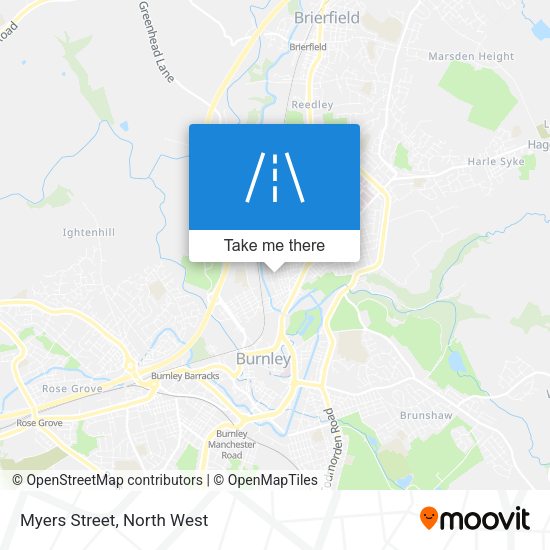 Myers Street map