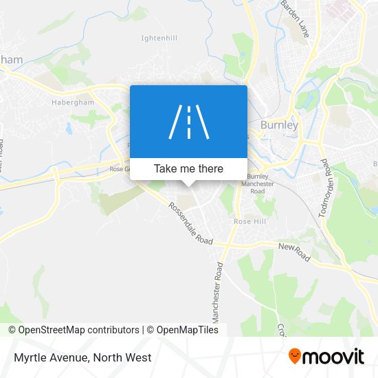 Myrtle Avenue map