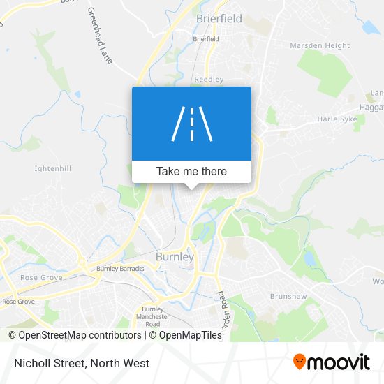Nicholl Street map