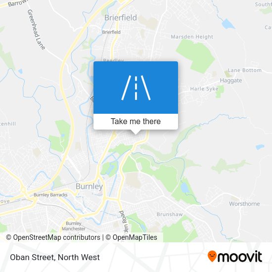 Oban Street map