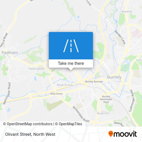 Olivant Street map