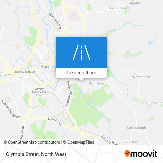 Olympia Street map