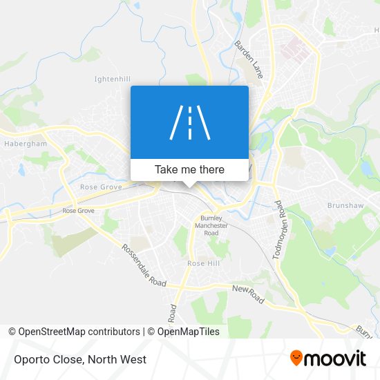 Oporto Close map