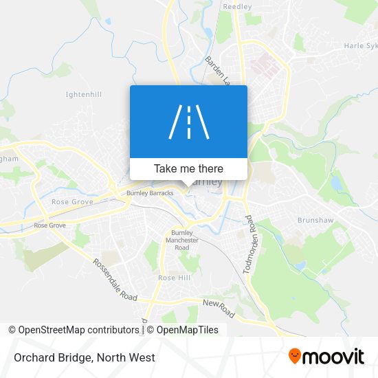 Orchard Bridge map