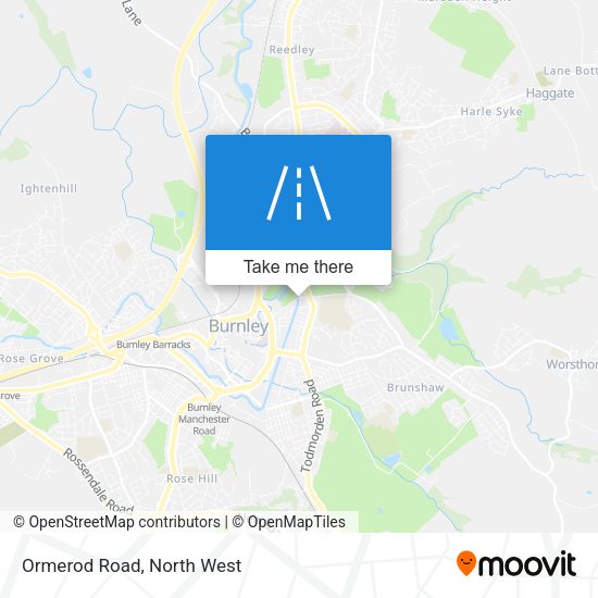Ormerod Road map
