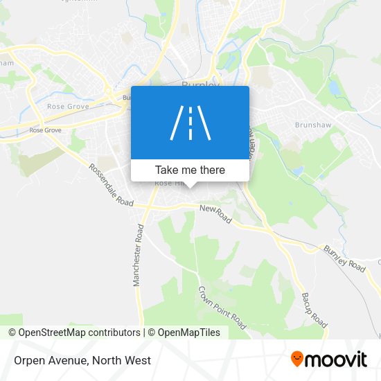 Orpen Avenue map