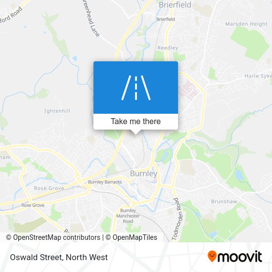 Oswald Street map