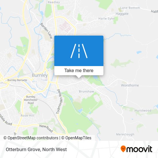 Otterburn Grove map