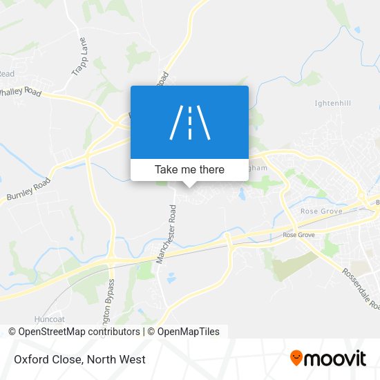 Oxford Close map