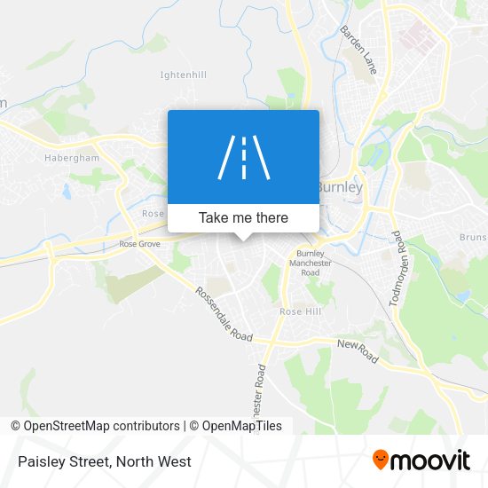 Paisley Street map