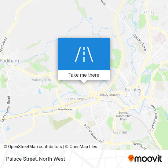Palace Street map