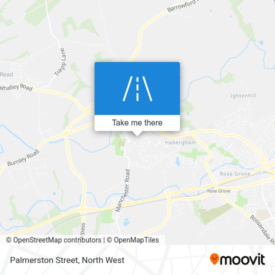 Palmerston Street map