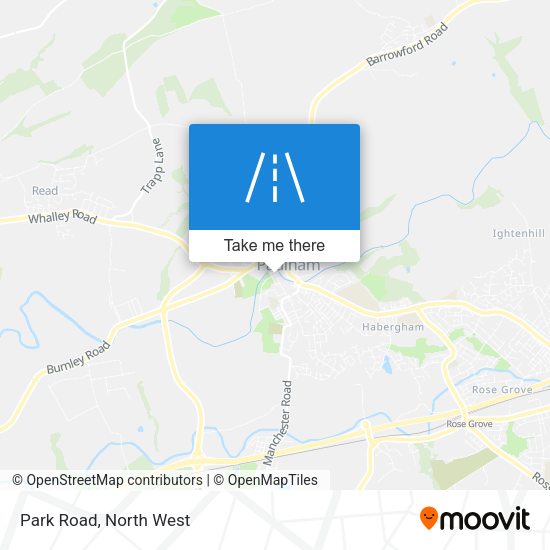 Park Road map
