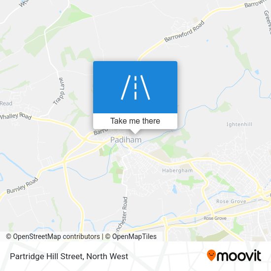 Partridge Hill Street map