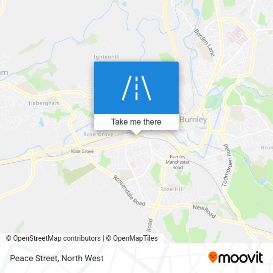 Peace Street map