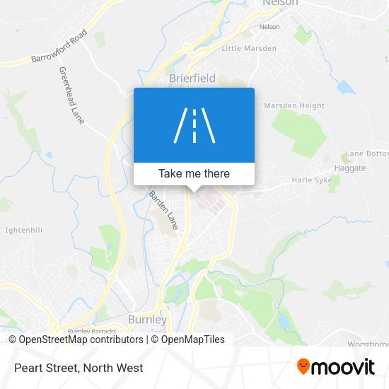 Peart Street map