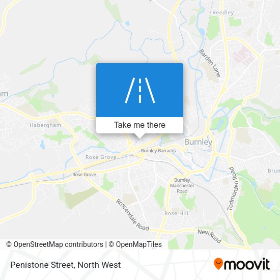 Penistone Street map