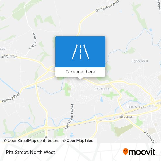Pitt Street map