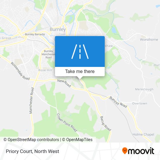 Priory Court map