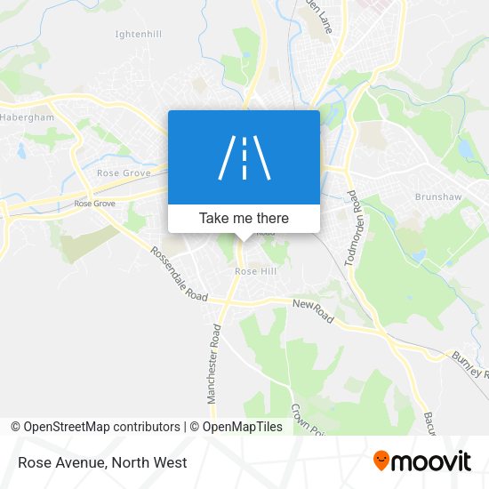Rose Avenue map