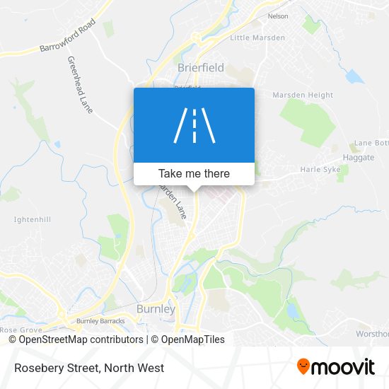 Rosebery Street map