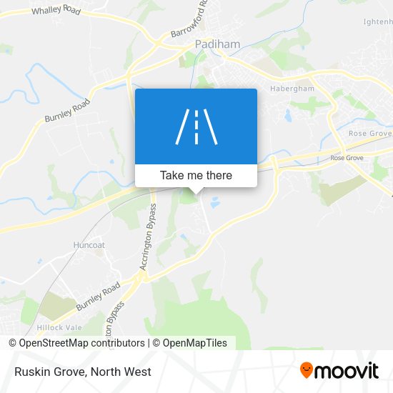 Ruskin Grove map