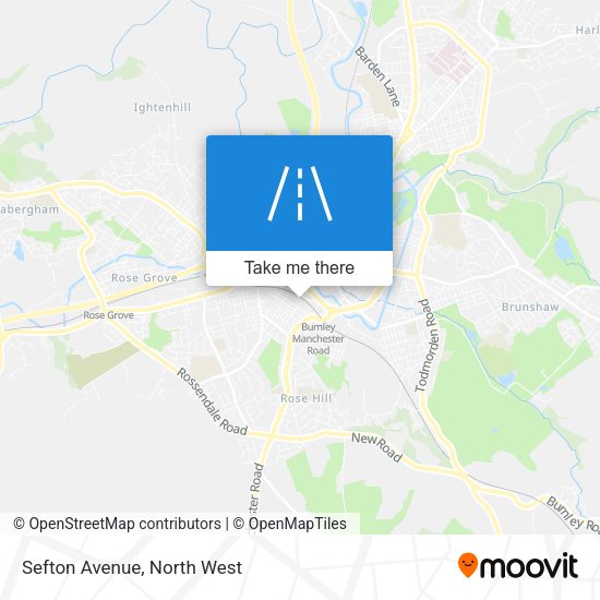 Sefton Avenue map