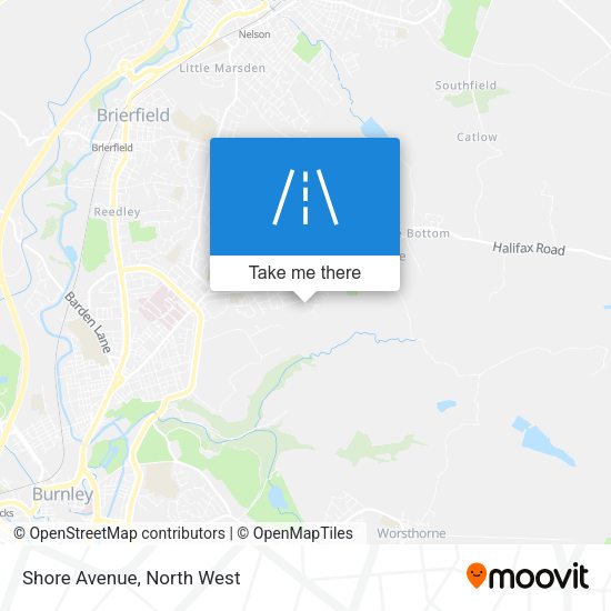 Shore Avenue map