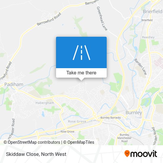 Skiddaw Close map