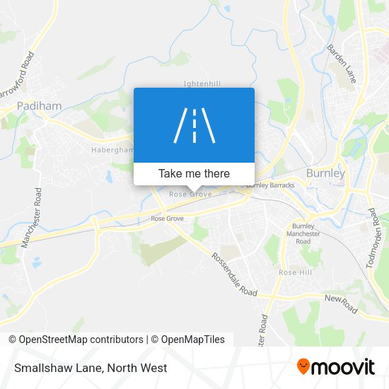 Smallshaw Lane map