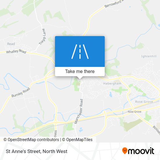 St Anne's Street map