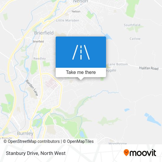 Stanbury Drive map