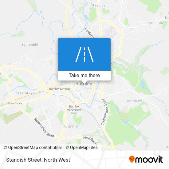 Standish Street map