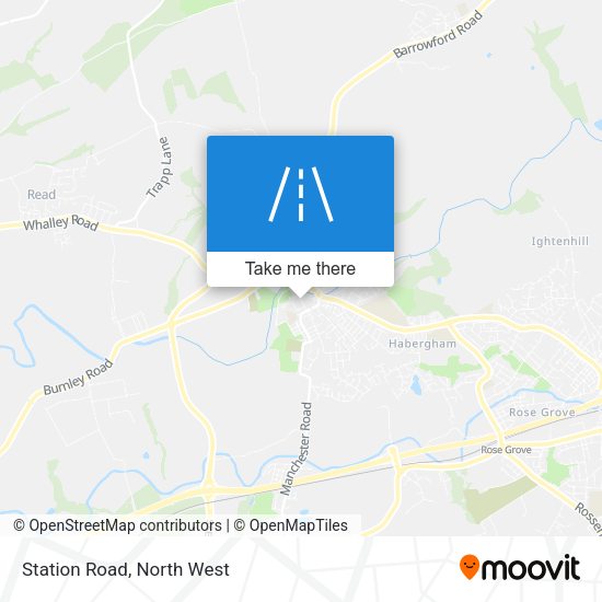 Station Road map