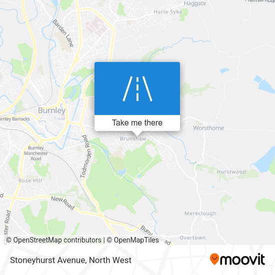 Stoneyhurst Avenue map